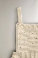 CHILDREN’S CHUNKY KNIT DUNGAREES