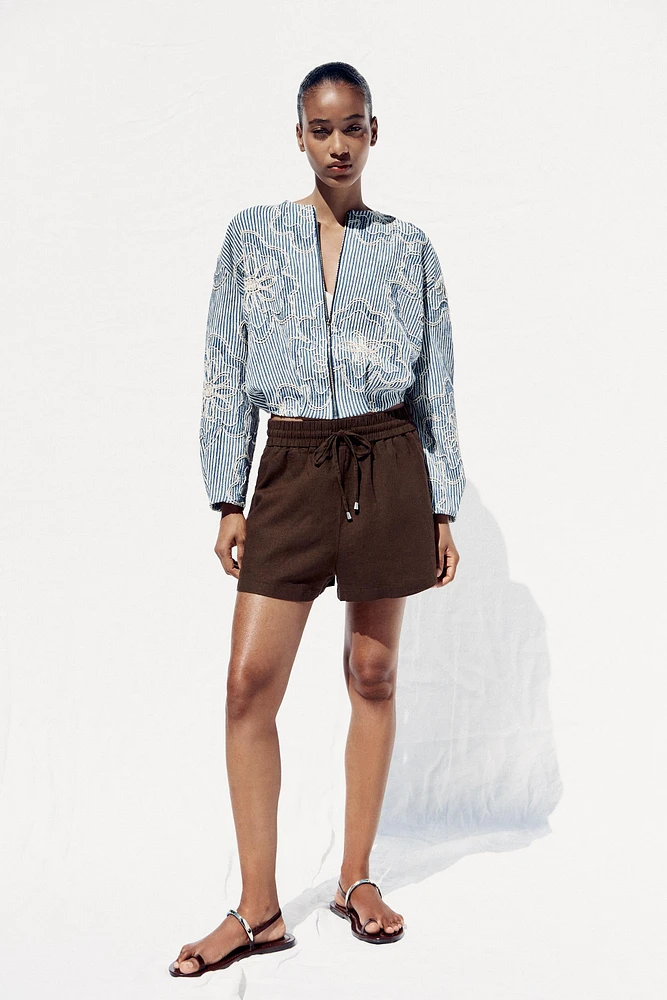 BLOUSON BOMBER STRUCTURÉ