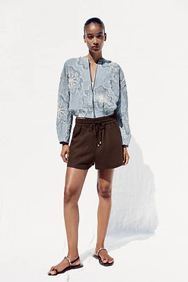BLOUSON BOMBER STRUCTURÉ