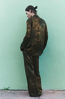 JACQUARD PANTS ZW COLLECTION