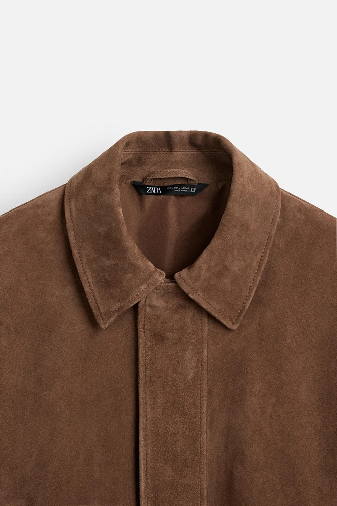 SUEDE LEATHER JACKET