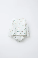 LOT BODY ET VESTE POINTELLE MER