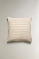 DYED THREAD CHECK PILLOWCASE