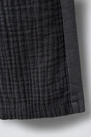 TEXTURED STRAIGHT COMBINATION PANTS