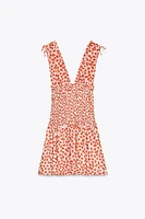 FLORAL PRINT SHORT DRESS