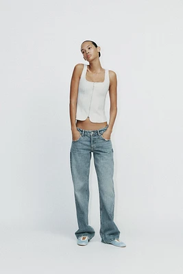 ZIPPER CLOTH TOP