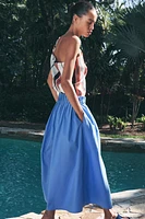 ZW COLLECTION POPLIN MIDI SKIRT