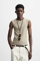 RIBBED TANK TOP