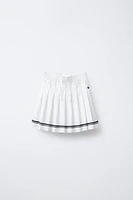 JUPE-SHORT À PLIS PLATS