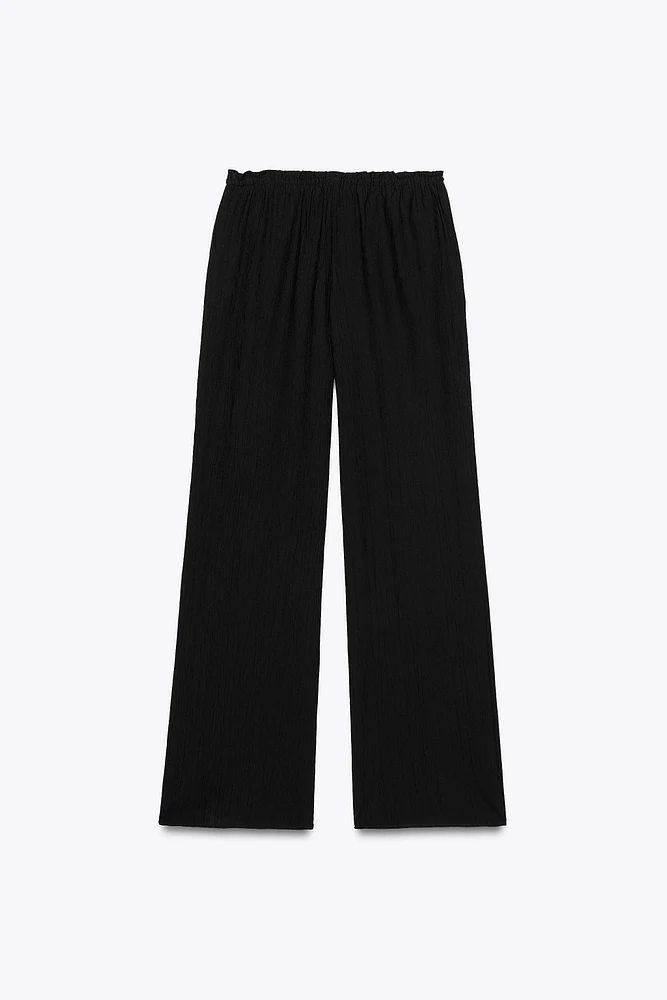 TEXTURED WEAVE PANTS