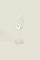 PLAIN CRYSTALLINE FLUTE GLASS