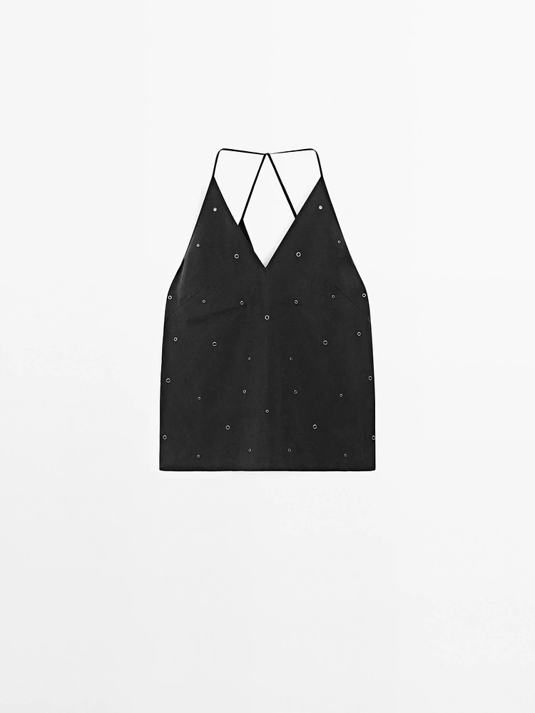 Top fluide œillets