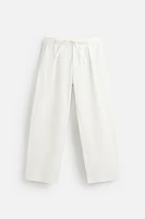 PANTALON COUPE DÉCONTRACTÉE CEINTURE