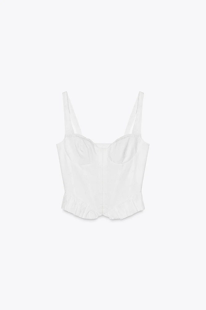 TOP STYLE CORSET BRODÉ