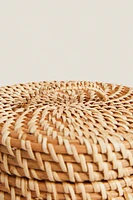 KIDS’ RATTAN HAMPER WITH LID