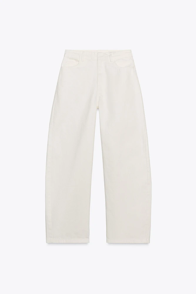 MID WAIST BARREL JEANS ZW COLLECTION