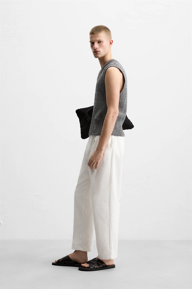 RELAXED FIT KNIT VEST