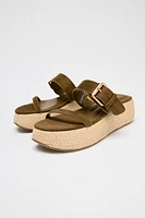 STRAPPY PLATFORM SANDALS