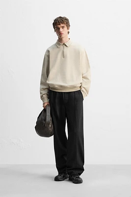 SWEAT POLO À ZIP