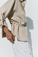 CREPE SAFARI SHIRT