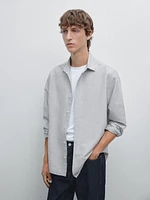 Chemise regular fit chinée