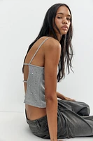 JEWEL OPEN BACK TOP
