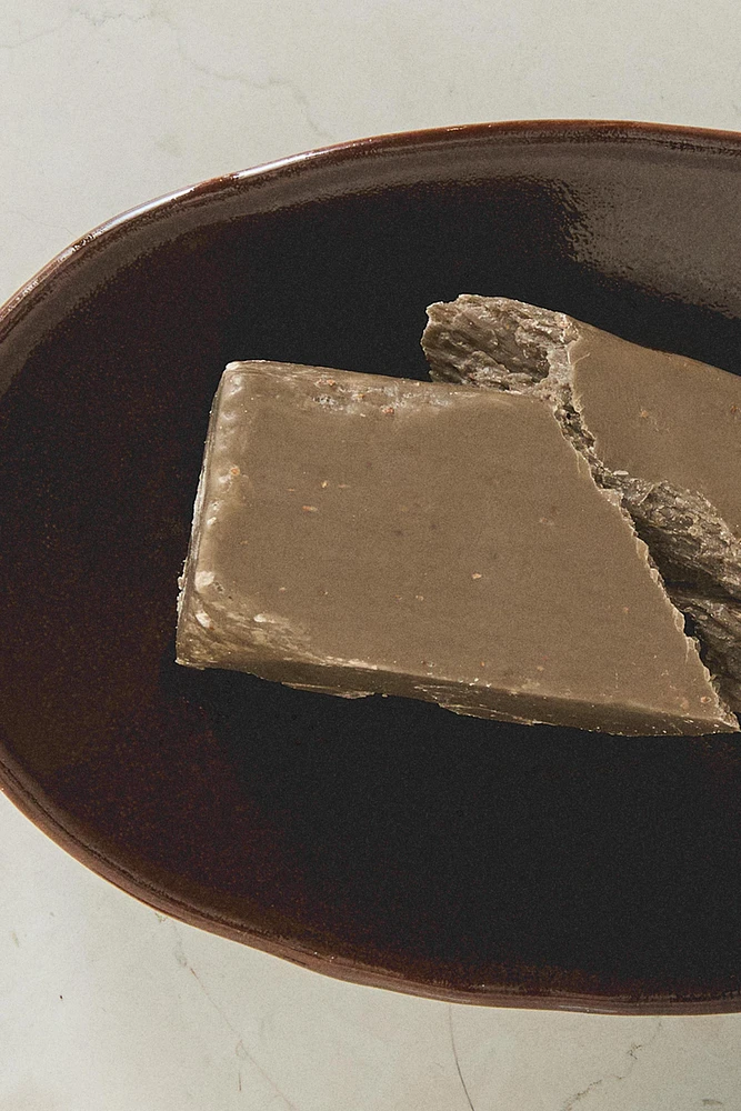 SHINY TERRACOTTA SOAP DISH