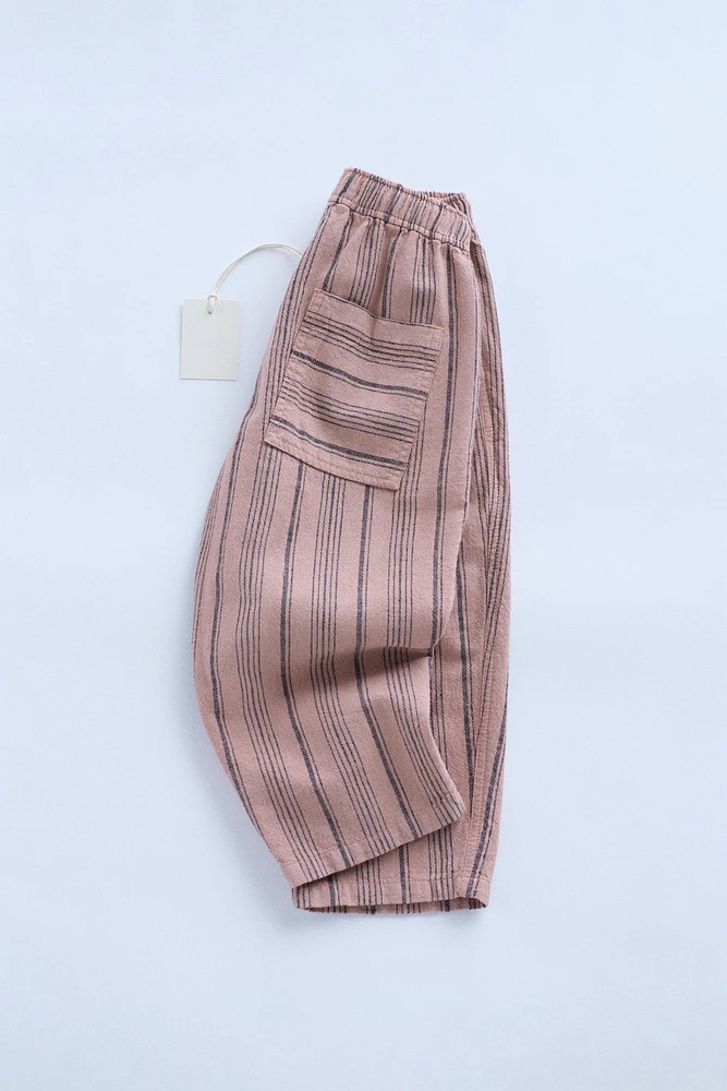 ZARA TIMELESS - STRIPED LINEN PANTS