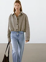 Veste bomber 100 % lin