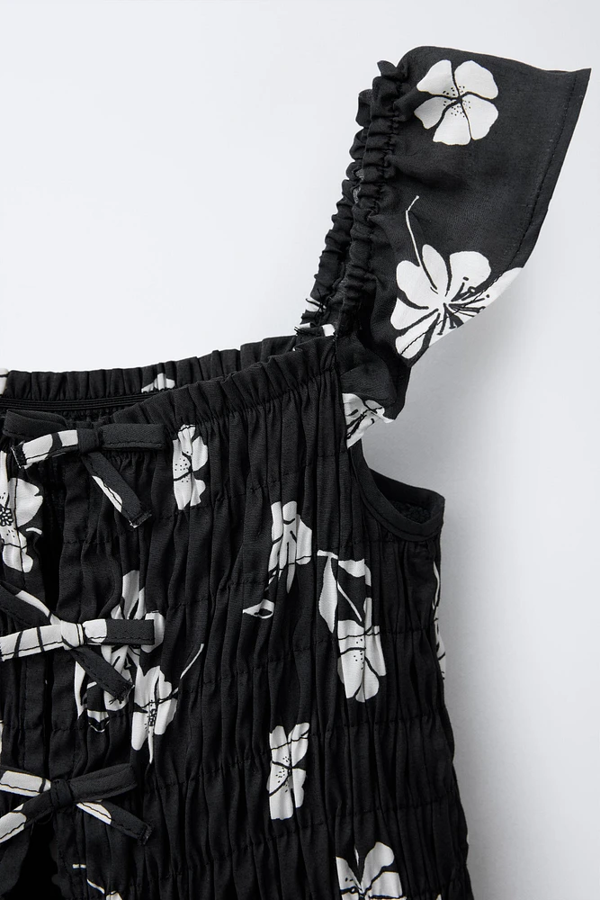 COMBISHORT À FLEURS