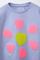 EMBROIDERED FRINGE T-SHIRT