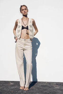 SHELL KNIT VEST