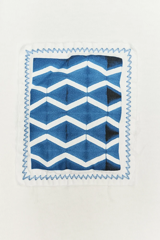 X FANGLU LIN PATCH T-SHIRT