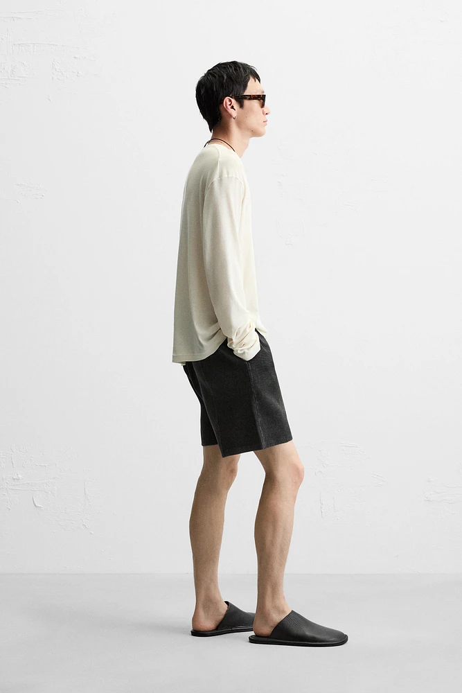 RELAXED FIT KNIT SHORTS