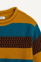 LIMITED EDITION COMBINED TEXTURES SWEATER