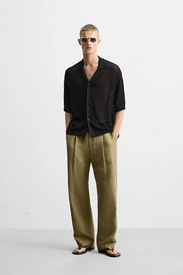 CHEMISE EN MAILLE AJOURÉE