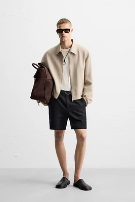 VESTE REGULAR FIT ZIPPÉE