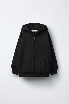 ZIP HOODED SWEATSHIRT