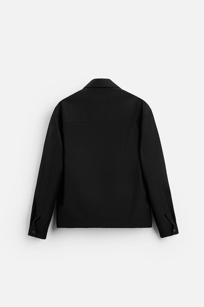 REGULAR FIT PADDED OVERSHIRT