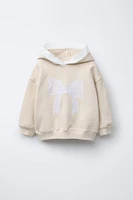SWEAT LACET DENTELLE
