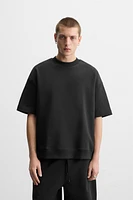TECHNICAL TEXTURED SWEATSHIRT
