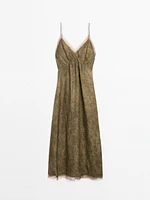 Robe longue nuisette transparence