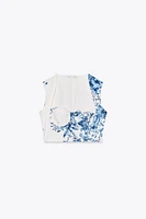 PRINTED CROP TOP