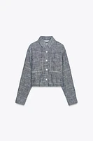CHEMISE COURTE À POCHES