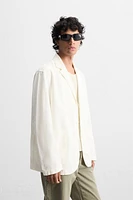 RELAXED FIT COTTON BLAZER