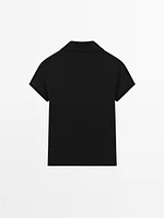 100% cotton short sleeve polo shirt