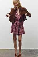 PRINTED MINI DRESS