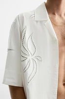 LACE EMBROIDERED SHIRT