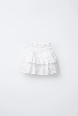 SCHIFFLY FLOUNCE SKORT