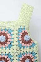 TOP EN MAILLE CROCHET
